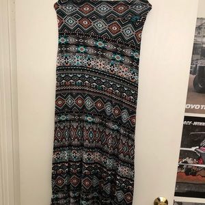 Maxi Aztec Skirt